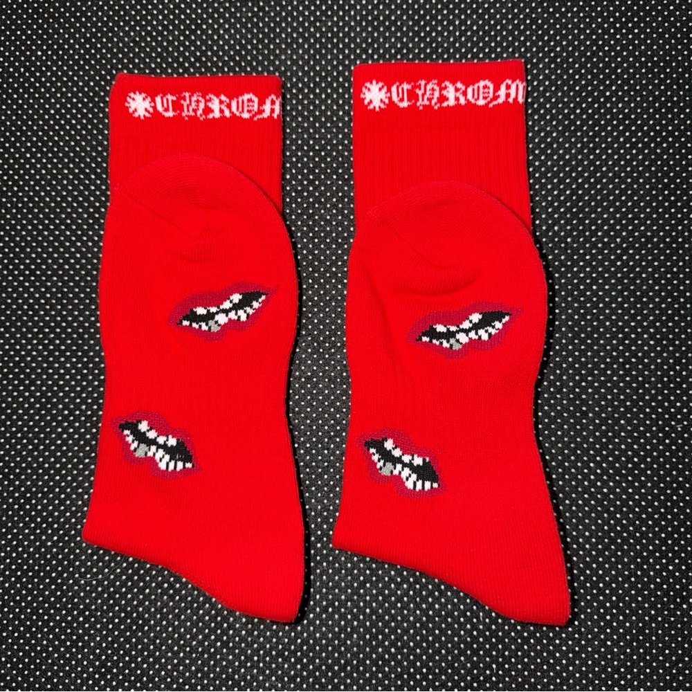 Chrome Hearts Matty Boy Chomper Crew Socks. Brand New. 100% Authentic.